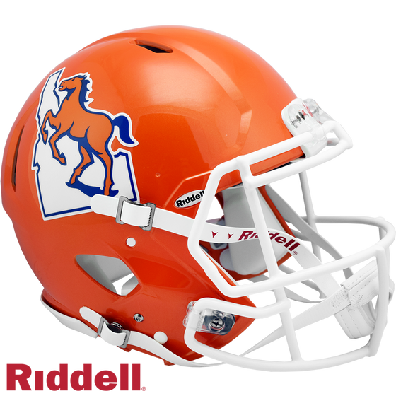 Boise State Broncos Helmet Riddell Authentic Full Size Speed Style Throwback - Special Order