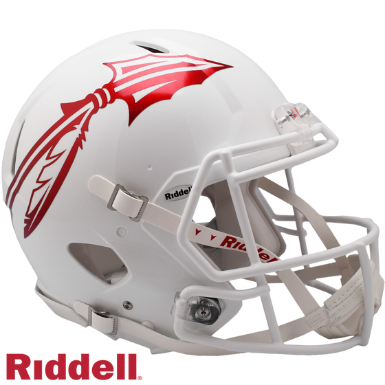 Florida State Seminoles Helmet Riddell Authentic Full Size Speed Style White - Special Order