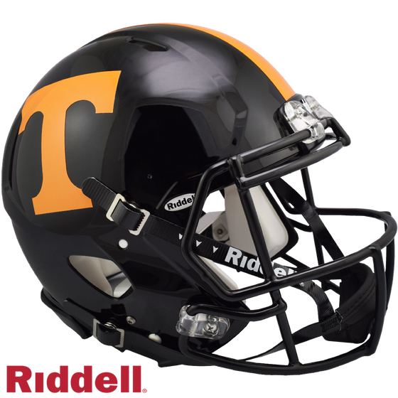 Tennessee Volunteers Helmet Riddell Authentic Full Size Speed Style Dark Mode - Special Order