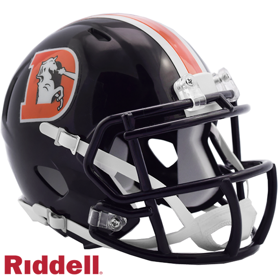 Denver Broncos Helmet Riddell Replica Mini Speed Style Color Rush