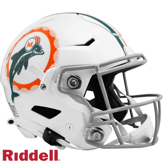 Miami Dolphins Helmet Riddell Authentic Full Size SpeedFlex Style Tribute - Special Order