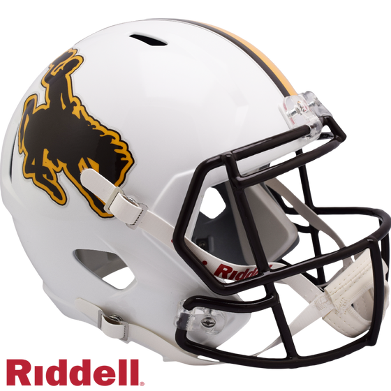 Wyoming Cowboys Helmet Riddell Replica Full Size Speed Style - Special Order