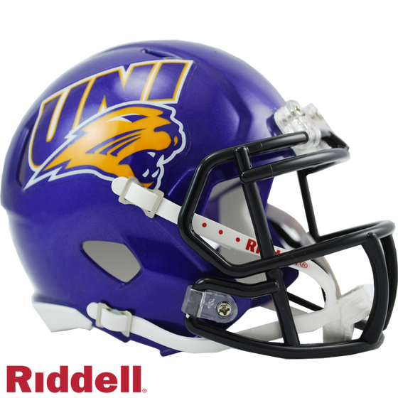 Northern Iowa Panthers Helmet Riddell Replica Mini Speed Style