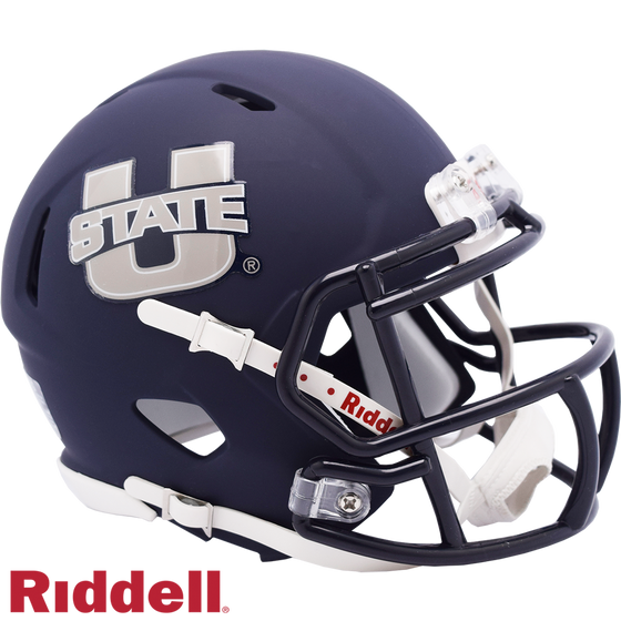 Utah State Aggies Helmet Riddell Replica Mini Speed Style