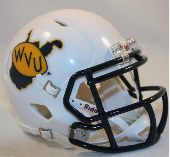 West Virginia Mountaineers Speed Mini Helmet with Throwback Logo (CDG)