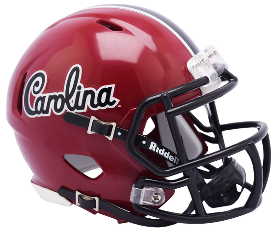 South Carolina Gamecocks Helmet Riddell Replica Mini Speed Style Script Design - Special Order