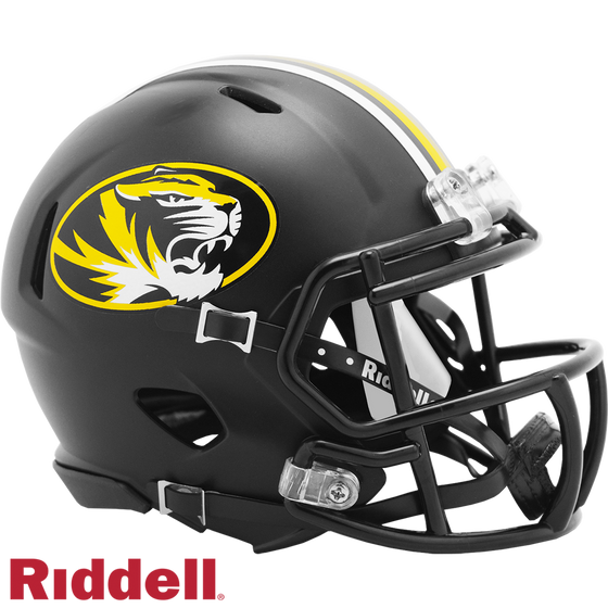 Missouri Tigers Helmet Riddell Replica Mini Speed Style Black