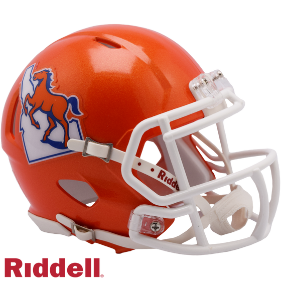 Boise State Broncos Helmet Riddell Replica Mini Speed Style Throwback