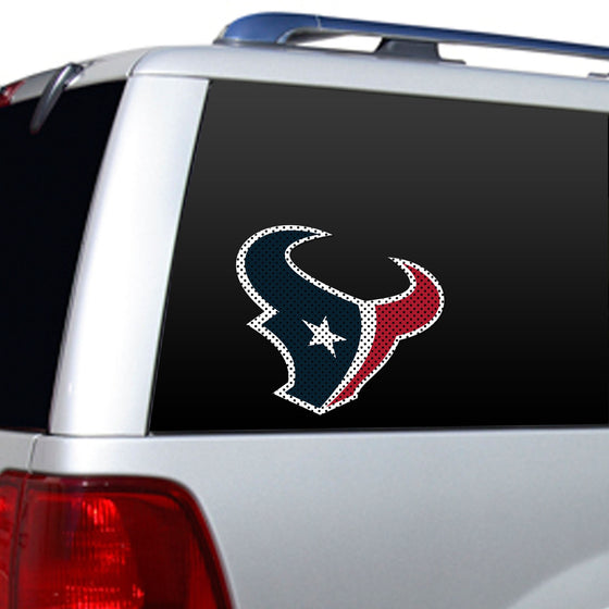 Houston Texans Window Film 12 Inch Die Cut CO