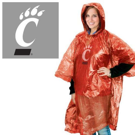 Cincinnati Bearcats Rain Poncho Special Order