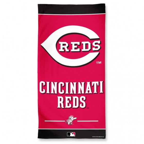 Cincinnati Reds Towel 30x60 Beach Style - Special Order