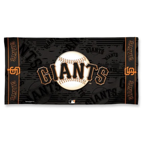 San Francisco Giants Towel 30x60 Beach Style Alternate Special Order