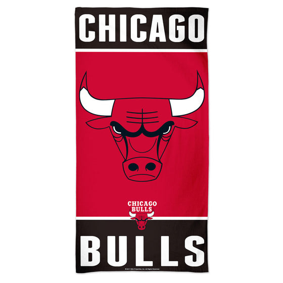 Chicago Bulls Towel 30x60 Beach Style - Special Order