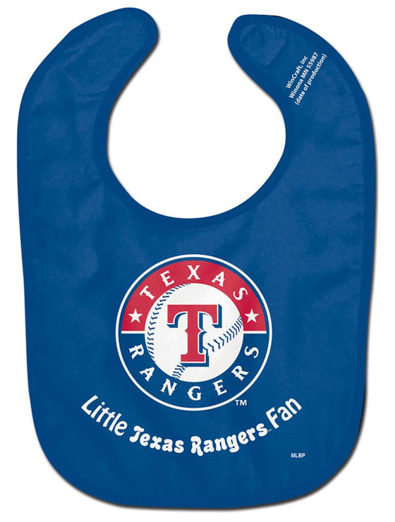 Texas Rangers Baby Bib - All Pro Little Fan - Special Order