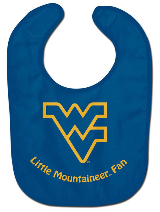 West Virginia Mountaineers Baby Bib - All Pro Little Fan - Special Order