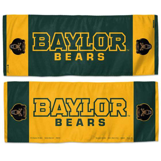 Baylor Bears Cooling Towel 12x30 - Special Order