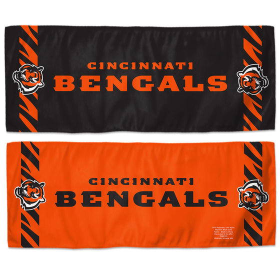 Cincinnati Bengals Cooling Towel 12x30 - Special Order