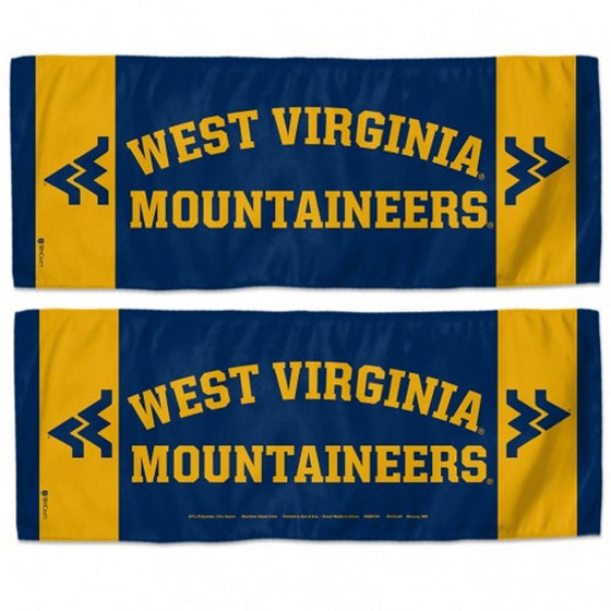 West Virginia Mountaineers Cooling Towel 12x30 - Special Order