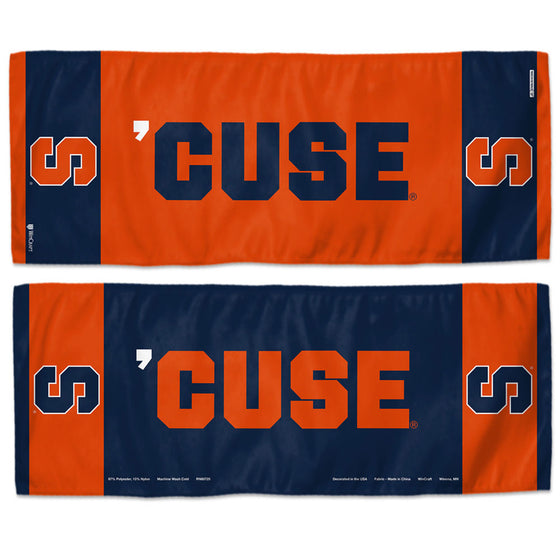 Syracuse Orange Cooling Towel 12x30 - Special Order