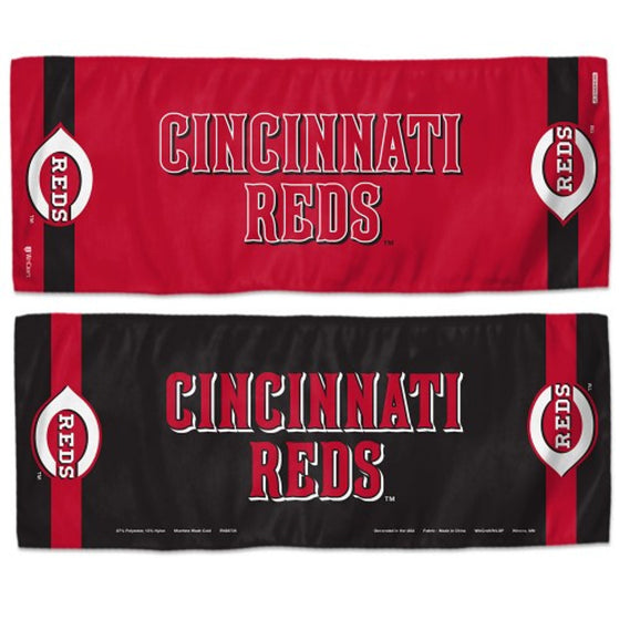 Cincinnati Reds Cooling Towel 12x30 - Special Order