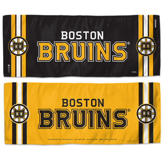 Boston Bruins Cooling Towel 12x30 - Special Order