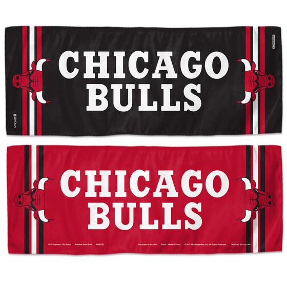 Chicago Bulls Cooling Towel 12x30 - Special Order