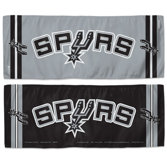 San Antonio Spurs Cooling Towel 12x30 - Special Order