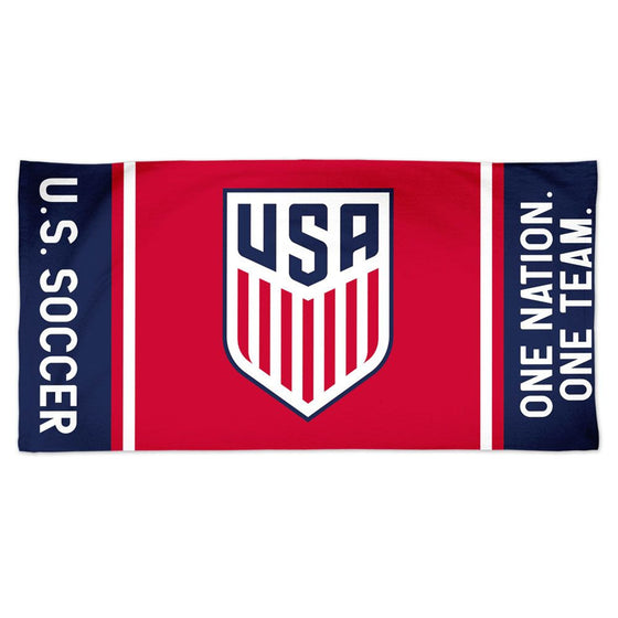 US Soccer National Team Towel 30x60 Beach Style Spectra - Special Order