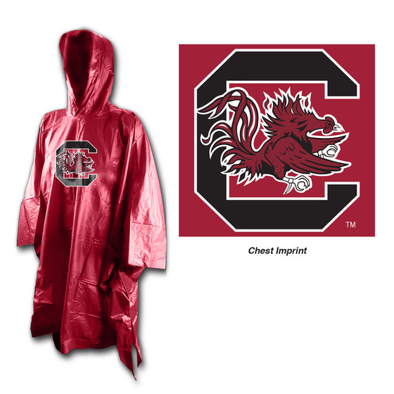 South Carolina Gamecocks Rain Poncho