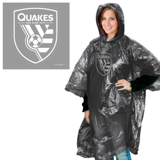 San Jose Earthquakes Rain Poncho Special Order