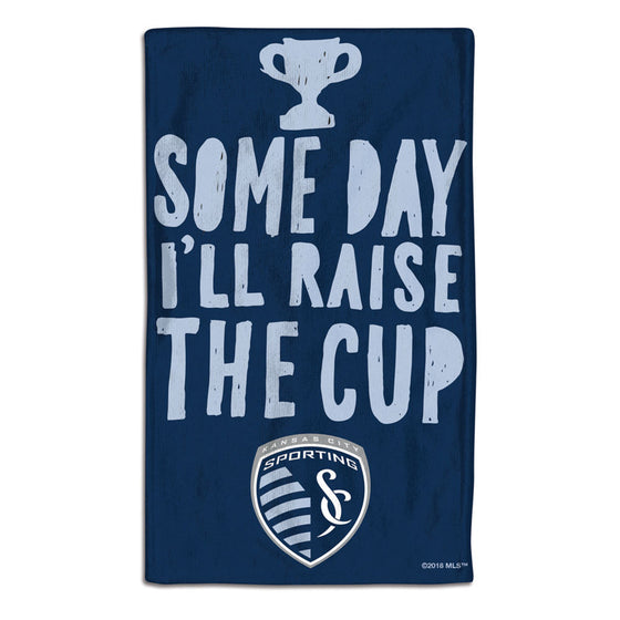 Sporting Kansas City Baby Burp Cloth 10x17 Special Order