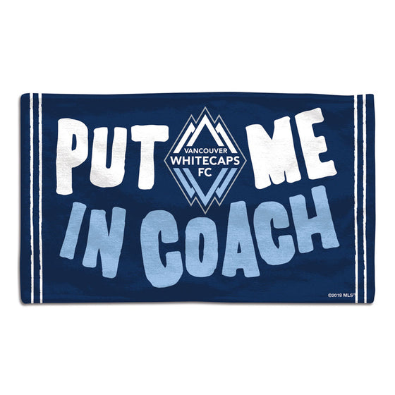 Vancouver Whitecaps FC Baby Burp Cloth 10x17 Special Order