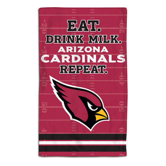 Arizona Cardinals Baby Burp Cloth 10x17