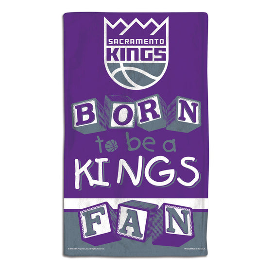 Sacramento Kings Baby Burp Cloth 10x17 Special Order