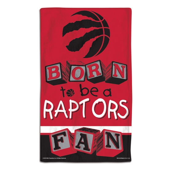 Toronto Raptors Baby Burp Cloth 10x17 Special Order