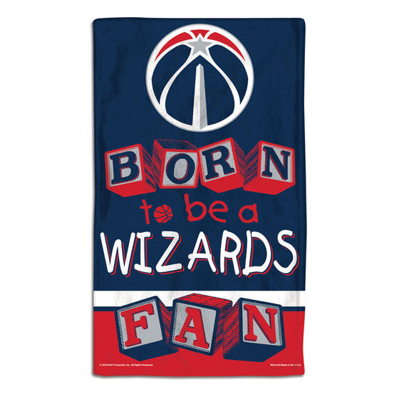 Washington Wizards Baby Burp Cloth 10x17 Special Order