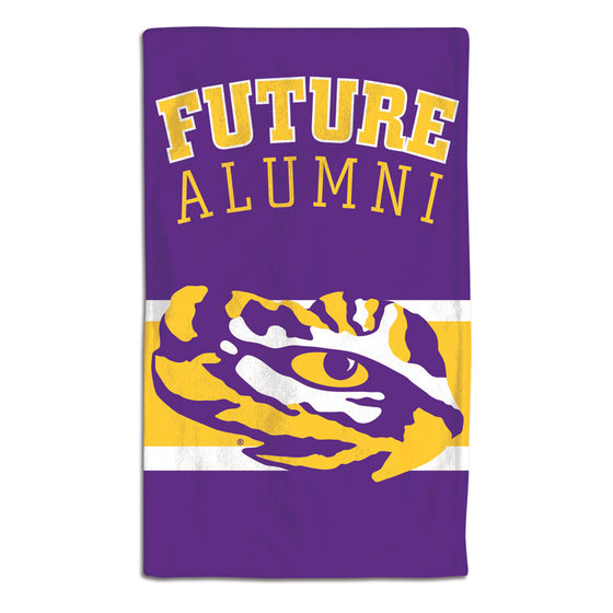 LSU Tigers Baby Burp Cloth 10x17