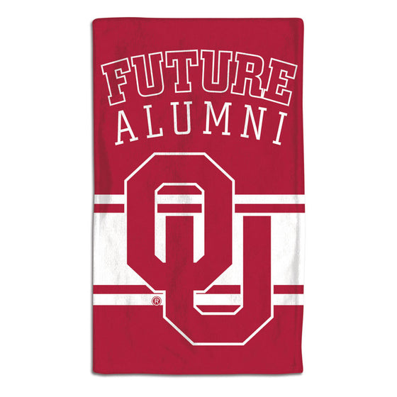 Oklahoma Sooners Baby Burp Cloth 10x17