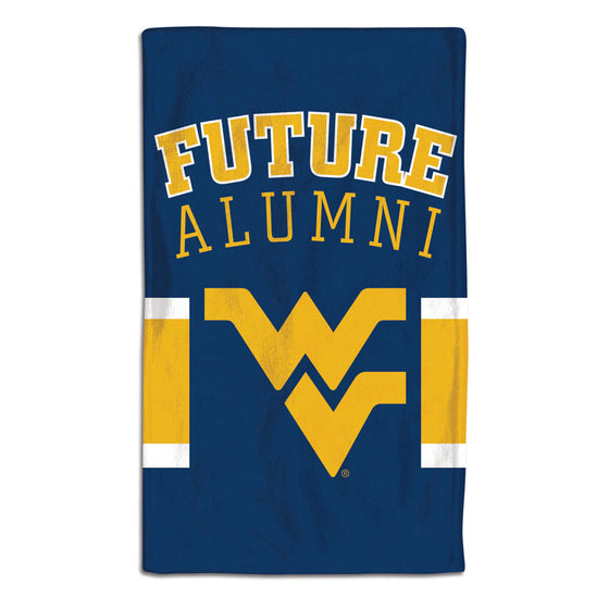 West Virginia Mountaineers Baby Burp Cloth 10x17 Special Order