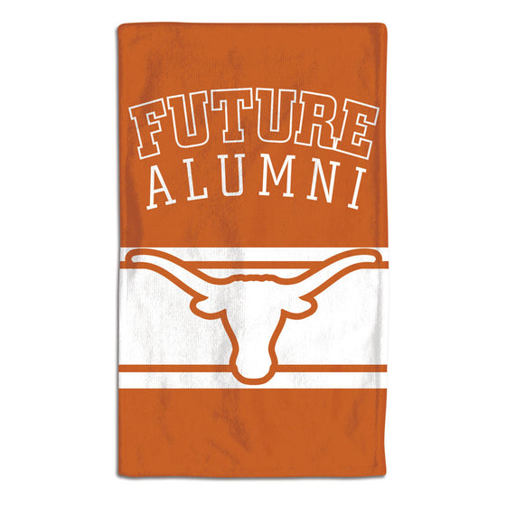 Texas Longhorns Baby Burp Cloth 10x17 Special Order