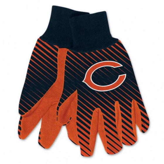 Chicago Bears Two Tone Adult Size Gloves