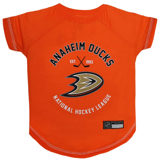 Anaheim Ducks Tee Shirt Pets First