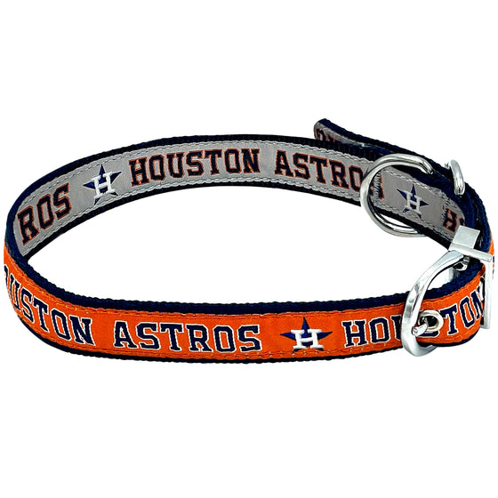 Houston Astros Reversible Collar Pets First