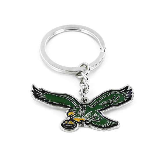 Philadelphia Eagles Retro Team Logo Keychain - 757 Sports Collectibles