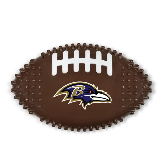 BALTIMORE RAVENS HARD NYLON FOOTBALL CHEW TOY