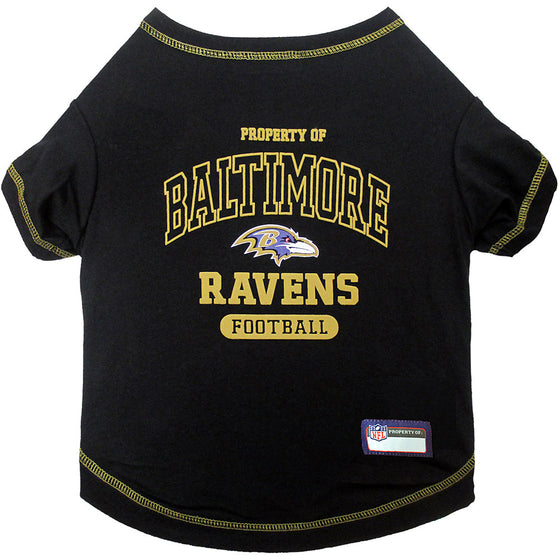 Baltimore Ravens Dog Tee Shirt by Pets First