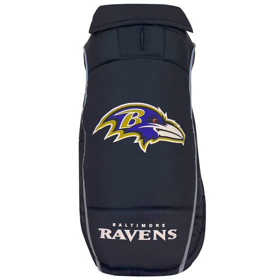 BALTIMORE RAVENS PUFFER VEST Pets First