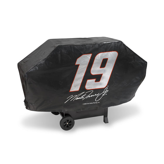 NASCAR Auto Racing Martin Truex Jr Signature #19 2022 Deluxe Vinyl Grill Cover - 68" Wide/Heavy Duty/Velcro Staps