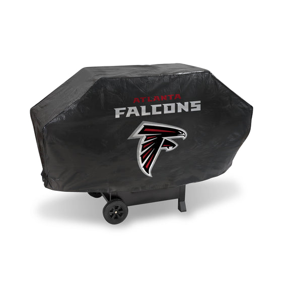 NFL Football Atlanta Falcons  Deluxe Vinyl Grill Cover - 68" Wide/Heavy Duty/Velcro Staps