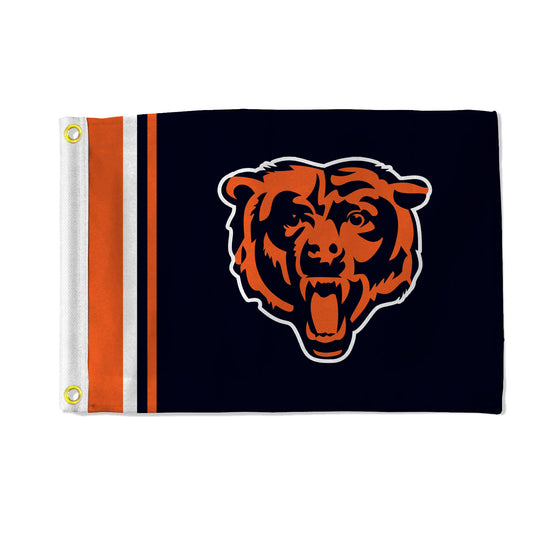 NFL Football Chicago Bears Stripes Utility Flag - Double Sided - Great for Boat/Golf Cart/Home ect.